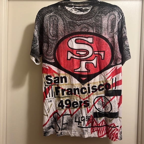 Rare vintage Magic Johnson 49er Tee M - Picture 5 of 9